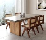 Hermes 6 Seater Wooden Dining Table In Hard Wood