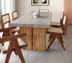 Hermes 6 Seater Wooden Dining Table In Hard Wood