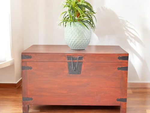 Trunk Box Mini In Teak Wood