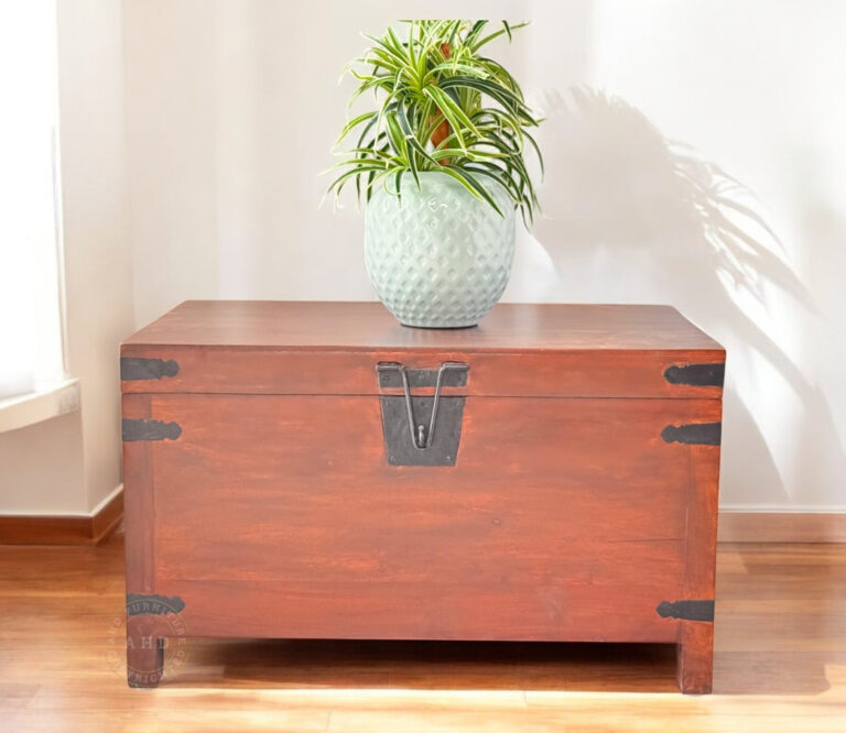 Trunk Box Mini In Teak Wood