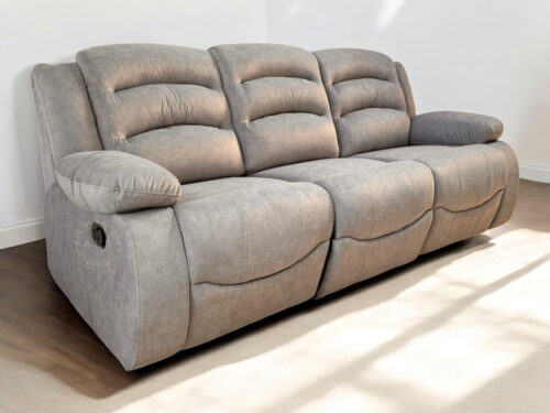 London Fabric 3 Seater Recliner Sofa