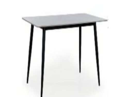 4 Seater dining table, metal frame, artifical stone top