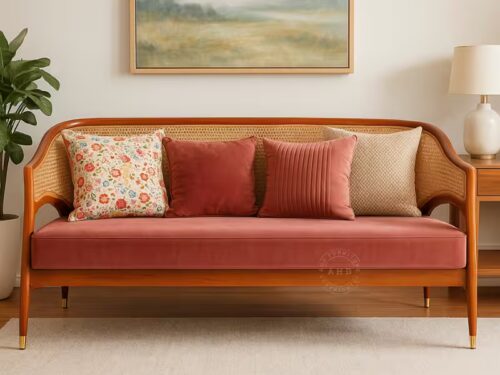 imperial cane rattan teak wood sofa 3 seater - ahd furniture