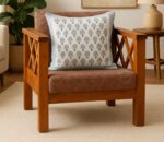 nano 1 seater teak wood sofa sofa (1)