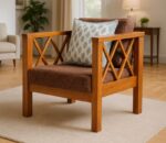 nano 1 seater teak wood sofa sofa (5)