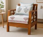 ritz teak wood 1 seater wooden sofa in teak - ahd furniture (3)