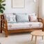 ritz teak wood 3 seater wooden sofa in teak - ahd furniture