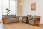 Haven teak wood sofa set 3+1+1 (2)