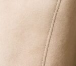 Royal Teak Wooden Sofa close up shot of quality stiching of the cushions