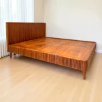 Chelsea King Size Wooden Bed in Teak Wood - Teak Wood, King Size, Without Storage - Image 7