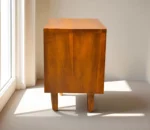 Chelsea Bed Side Table In Teak Wood - Teak Wood, With Storage - Image 7