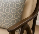 close up shot of Royal Teak Wooden Sofa to show wooden sofa quality
