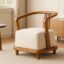 nova 1 seater teak wood sofa (3)