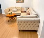 Topaz Sectional Fabric Corner Sofa - Fabric, Corner Sofa, Cream Sofa - Image 3