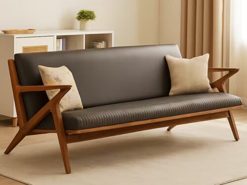 Signature Teak wood sofa 3 seater (1)