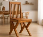 Tokyo 6 Seater Wooden Dining Table Set In Teak Wood Table with Chairs (5)_result