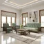 Alder 311 Wooden Sofa Set In Mahagony