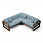 Willowbay Corner Sectional Wooden Sofa 3