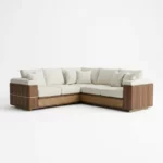 Astra 3 Seater Wooden Corner Sofa 3