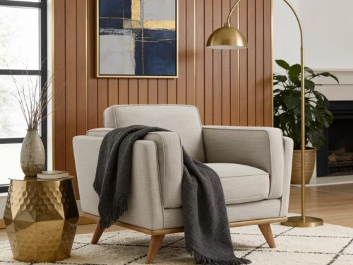 Viro Extravagance 1 Seater Wooden Sofa