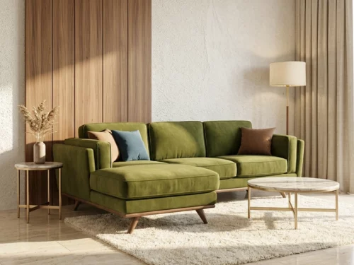 Viro Extravagance L Shaped Wooden Sofa 3