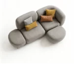 pebble fabric sofa set