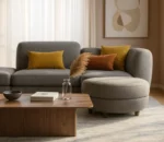 pebble fabric sofa set