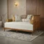 Miraa 3 Seater Wooden Sofa In Teak Wood