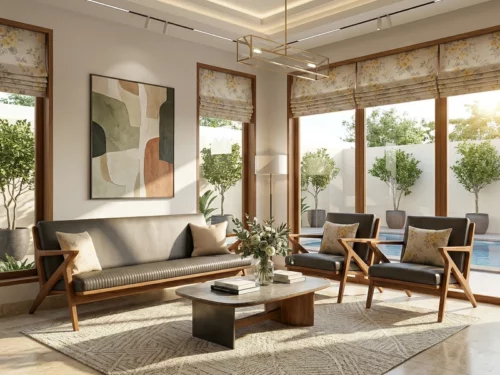 Signature Wooden Sofa In Teak Wood 311