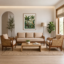 Grafton Sofa Set 311 In Teak Wood
