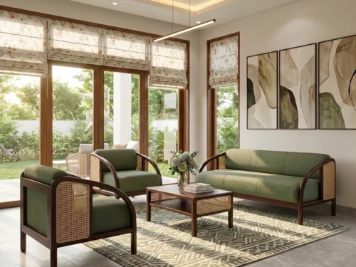 Linta Rainbow Wooden Sofa Set 311