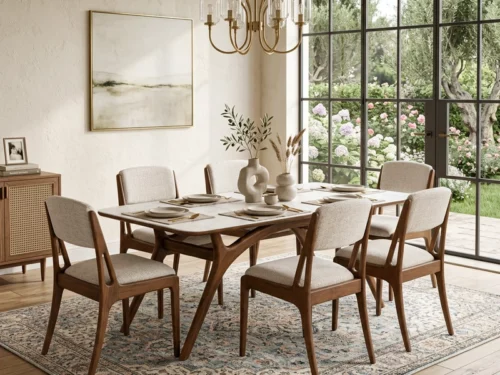 Lumina Artificial Tile Dining Table
