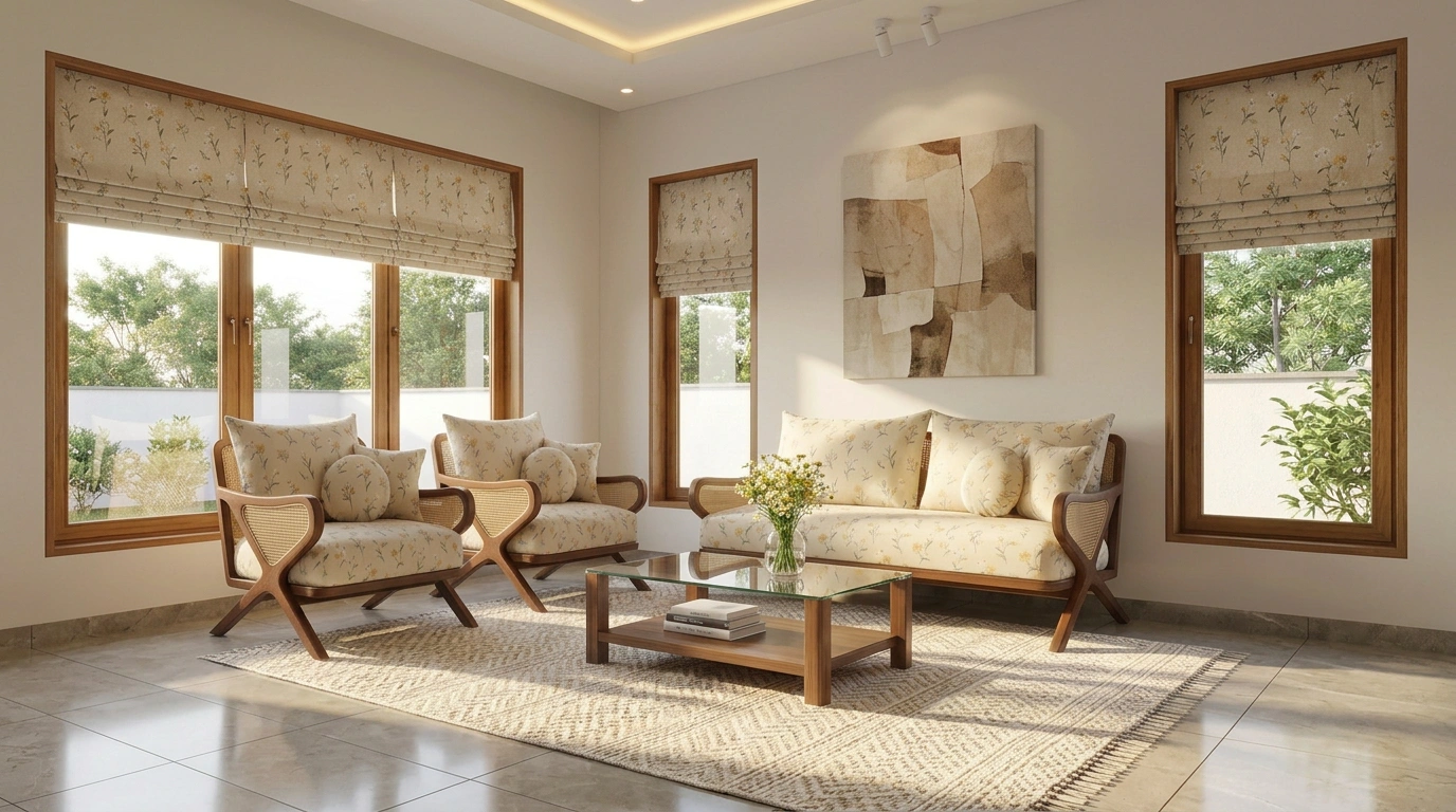 Wooden Sofa Set Banner