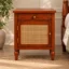 Baikal Bed Side Table In Teak Wood 1