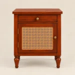 Baikal Bed Side Table In Teak Wood 4