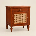 Baikal Bed Side Table In Teak Wood 6
