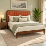 Lilly King Size Bed Teak Wood 6