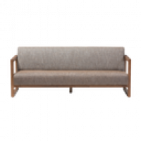 3 seater wooden sofa